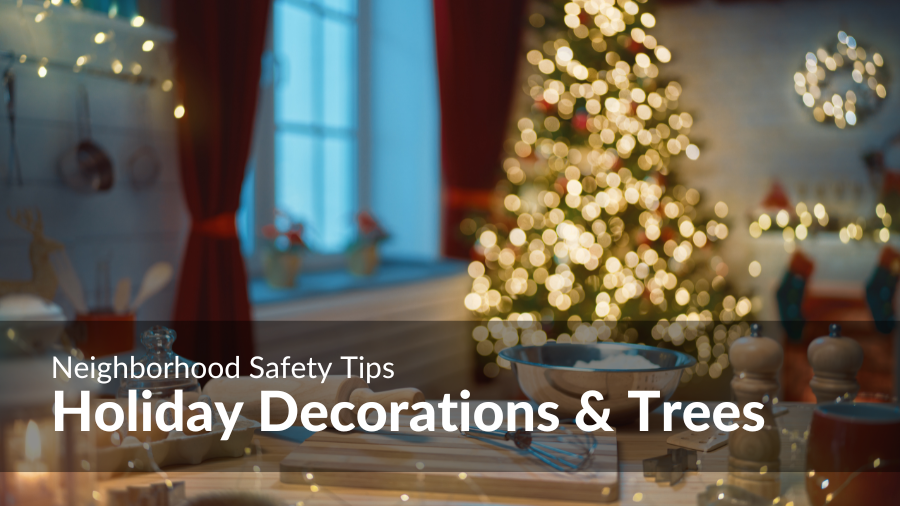 Staying safe with holiday decorations