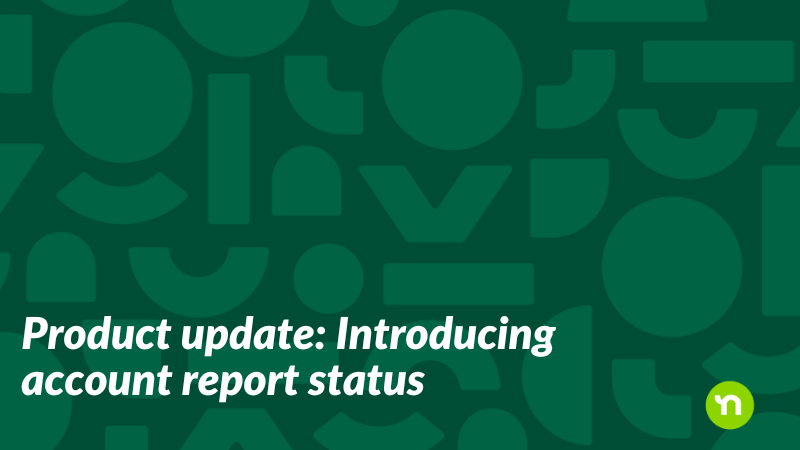 Introducing account report status