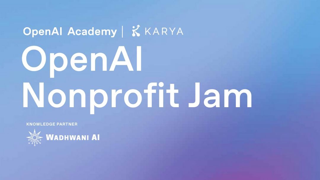 India Nonprofit AI Jam - Resource Hub