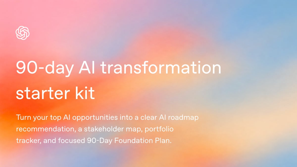 90-Day AI transformation starter kit