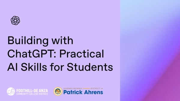 Thumbnail of the file OpenAI Academy - DeAnza - ChatGPT for Students.pdf