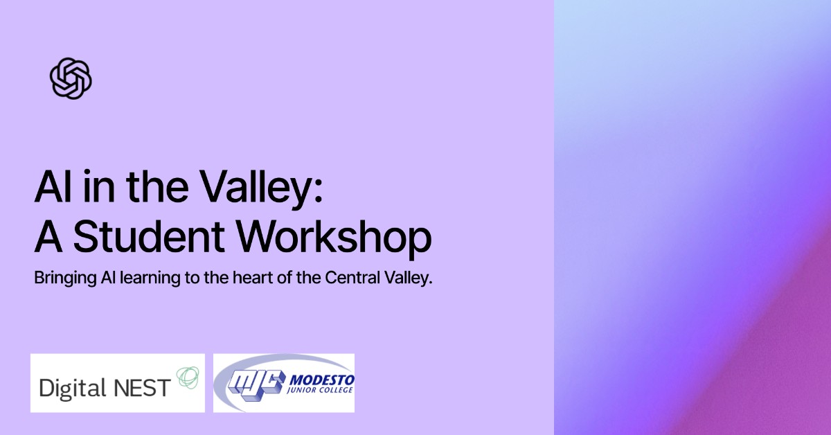 AI in the Valley: A Student Workshop