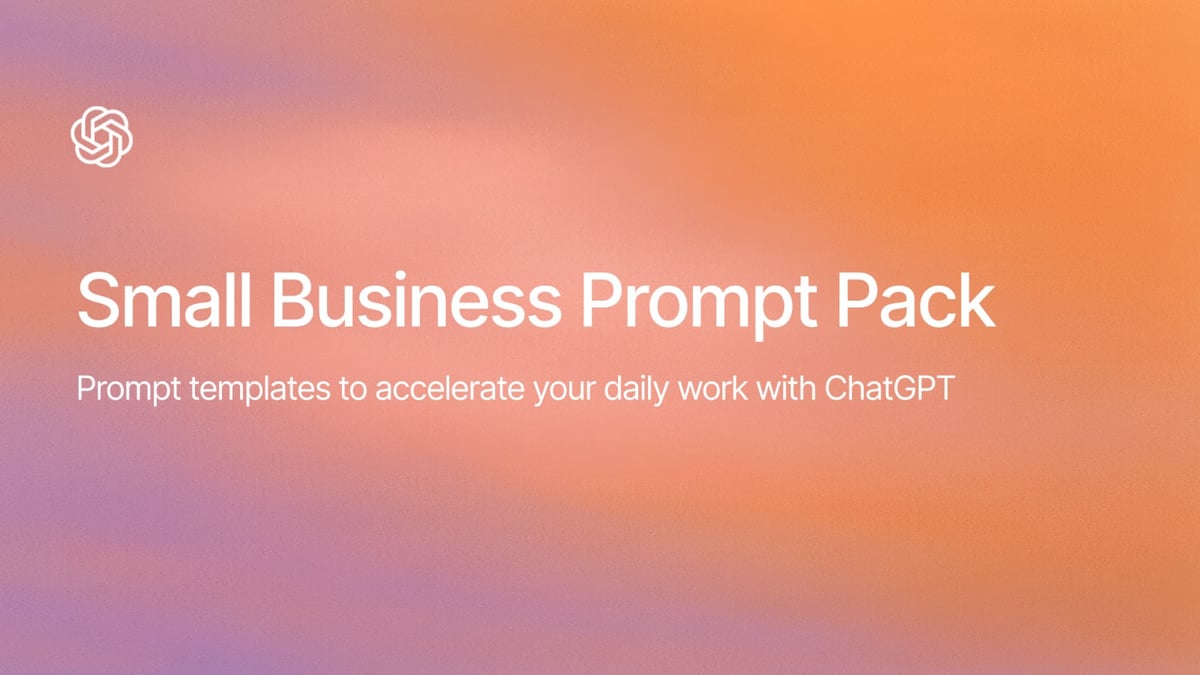 Small Business Prompt Pack