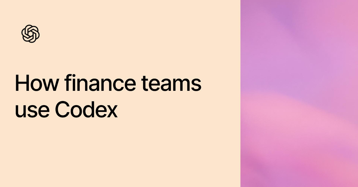 How finance teams use Codex