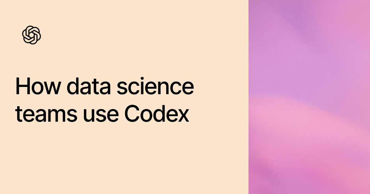 How data science teams use Codex