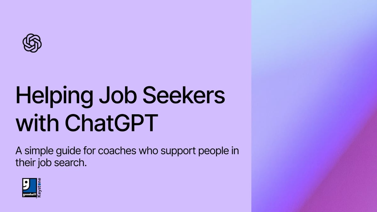 Helping Job Seekers with ChatGPT