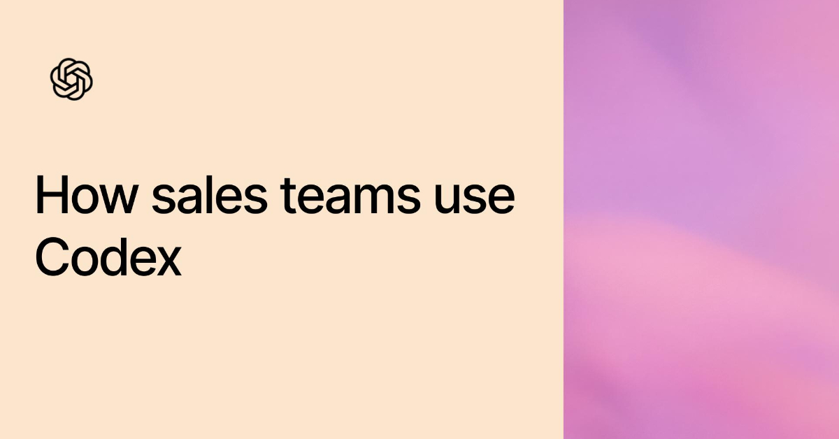 How sales teams use Codex