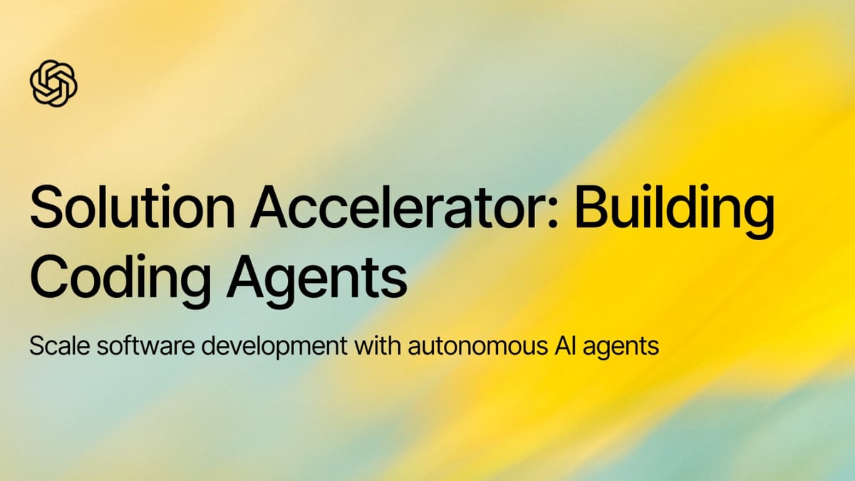 Solution accelerator: building coding agents