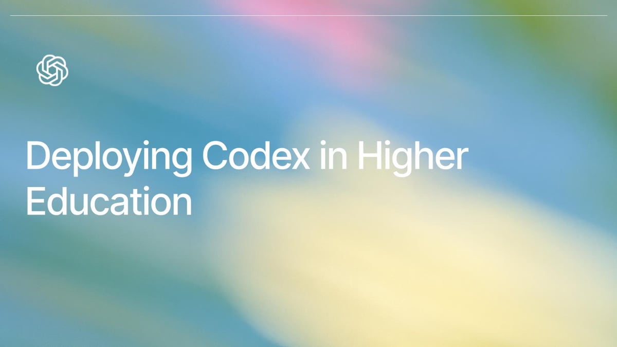 Deploying Codex in Higher Education