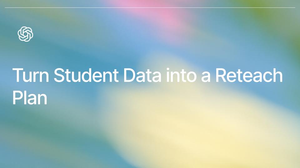  Turn Student Data Into A Reteach Plan