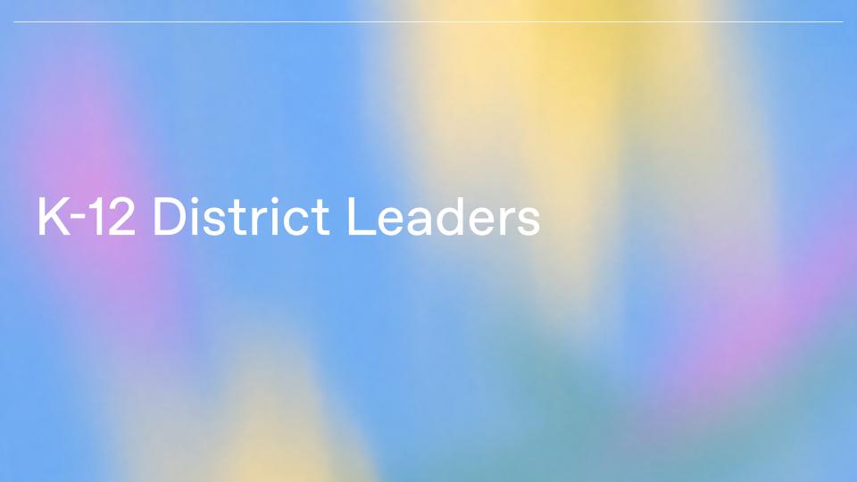 K-12 District Leaders