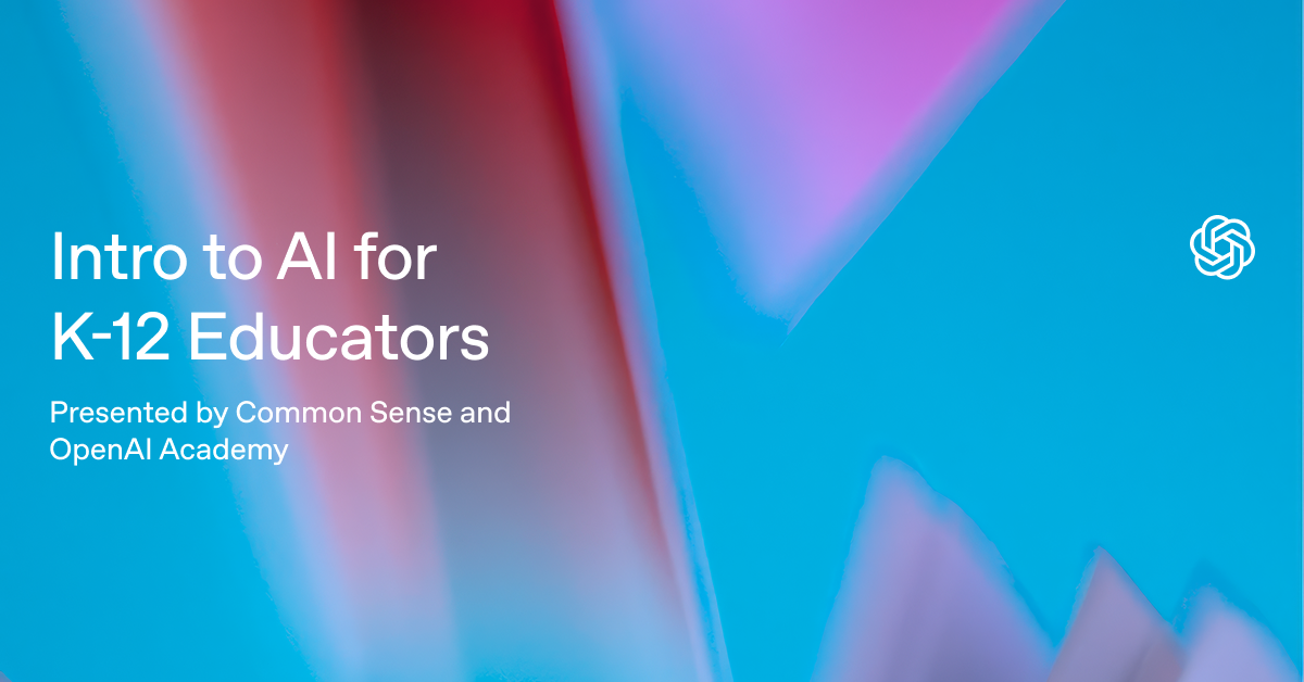 Intro to AI for K-12 Educators