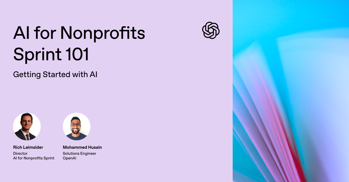 Getting Started with AI for Nonprofits