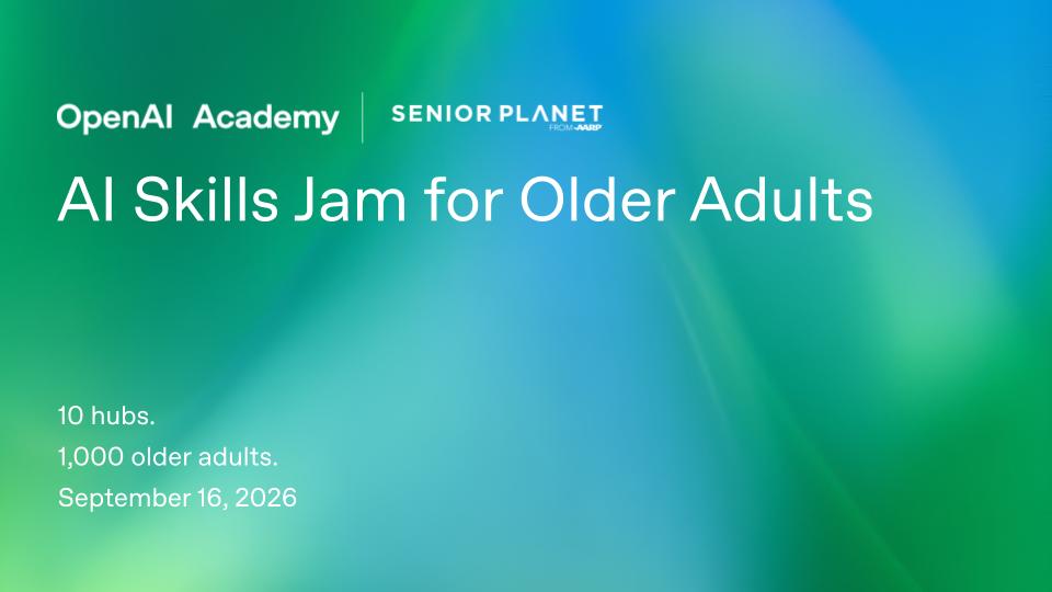 AI Skills Jam for Older Adults