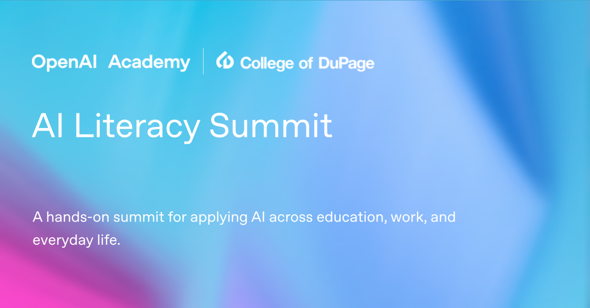 OpenAI Academy: AI Literacy Summit