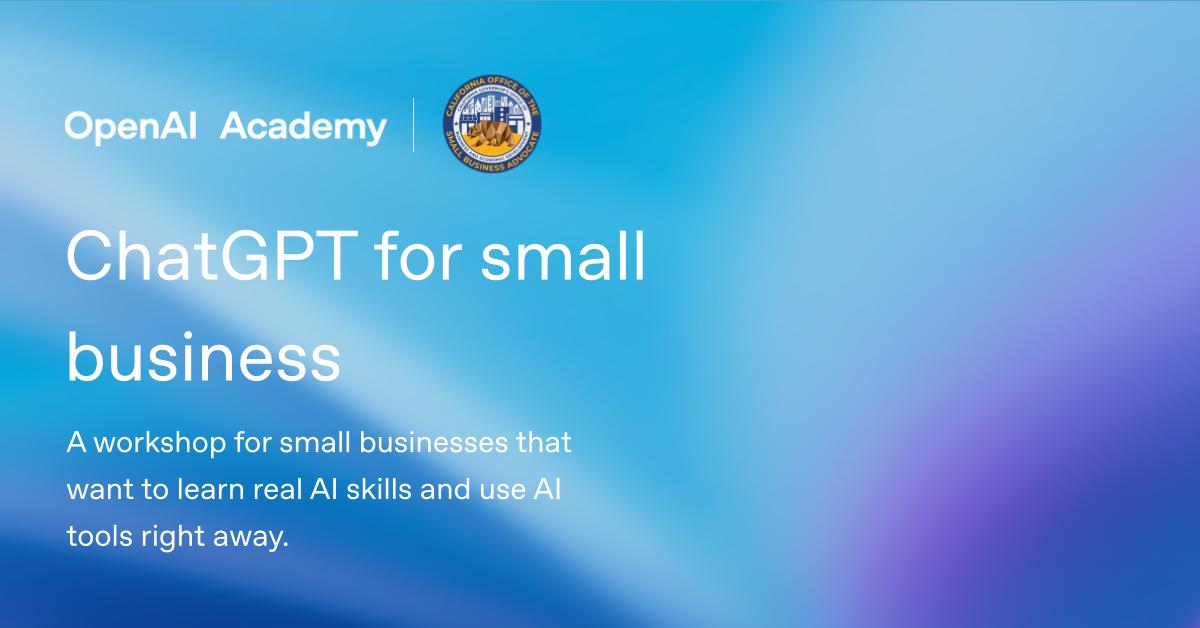 ChatGPT for small businesses - San Jose, CA
