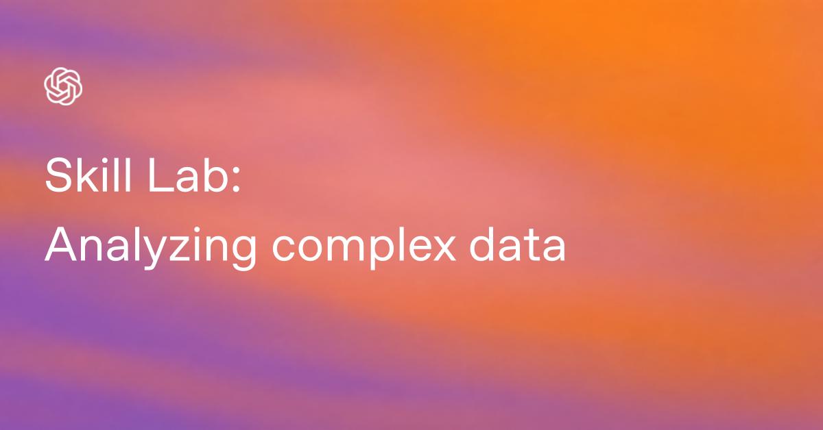 Skill Lab: Analyzing data