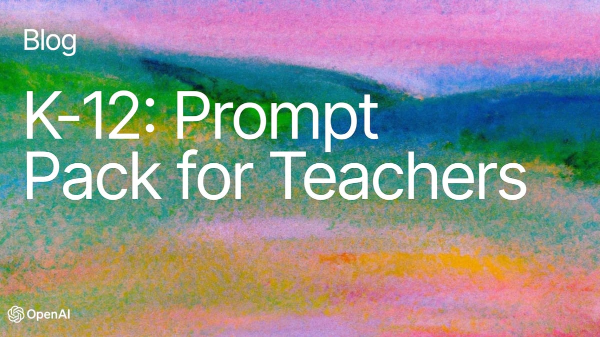 K-12: Prompt Pack for Teachers (General, ELL, SpEd)