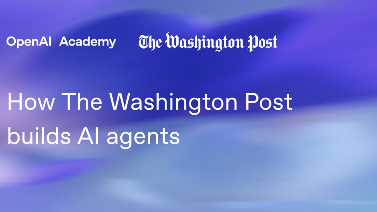 How The Washington Post builds AI agents to make complex analytics easier to understand