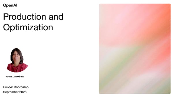 Thumbnail of the file Builder Bootcamp - Production and Optimization - September 2026.pdf