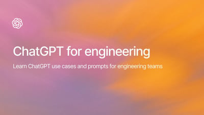 ChatGPT for engineers