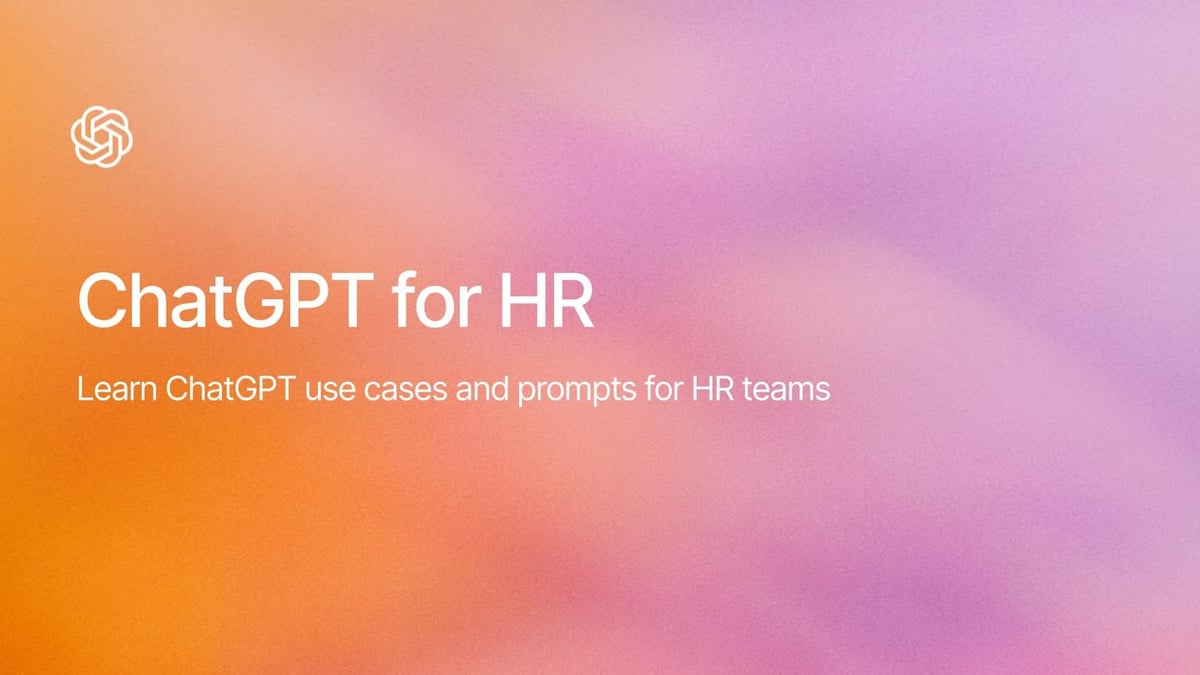 ChatGPT for HR