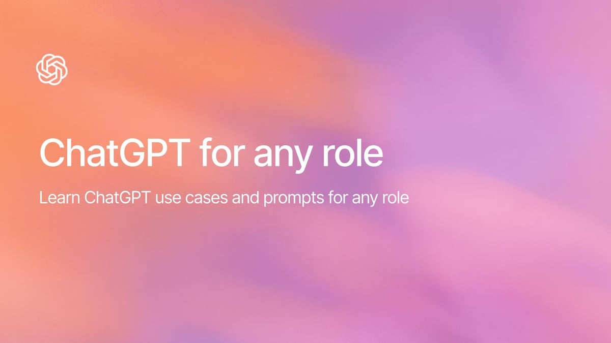 ChatGPT for any role