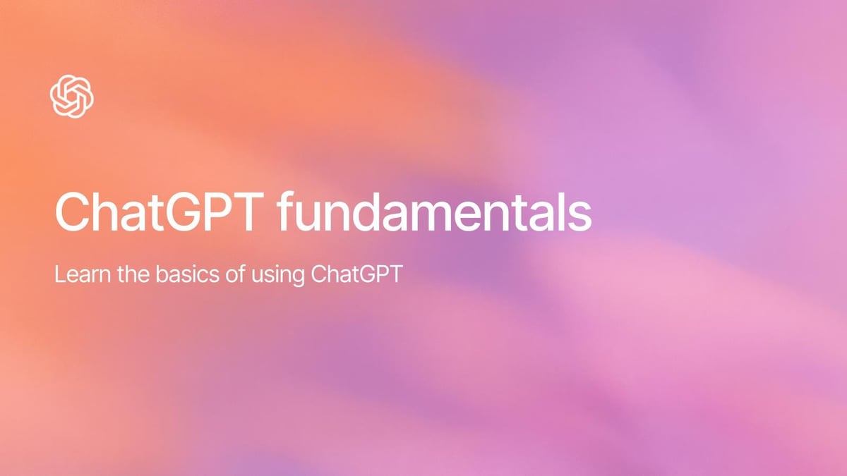 ChatGPT fundamentals