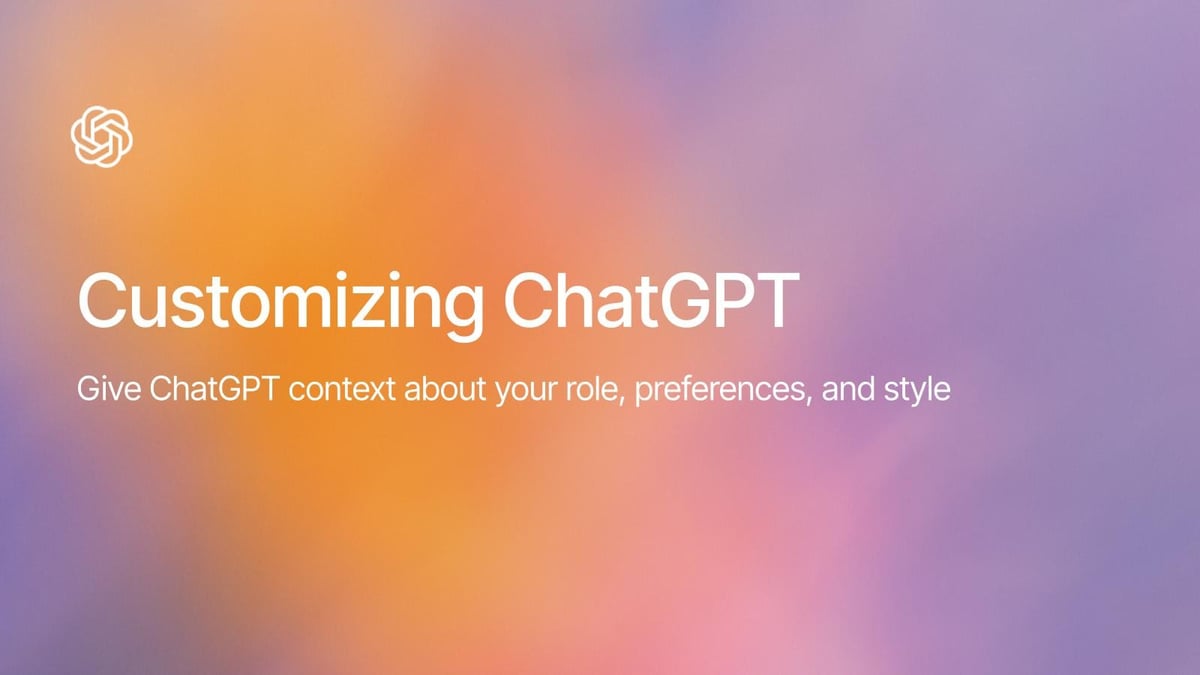 Customizing ChatGPT