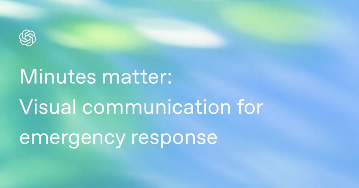 Minutes Matter: Visual Communication for Emergency Response