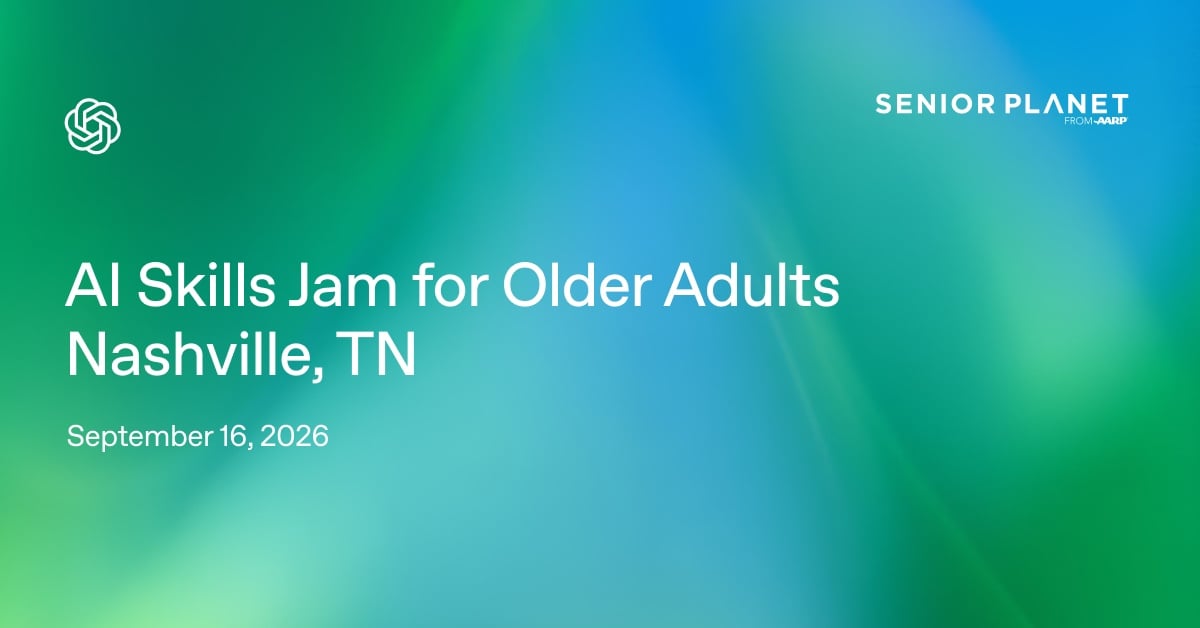 AI Skills Jam for Older Adults: Nashville, TN