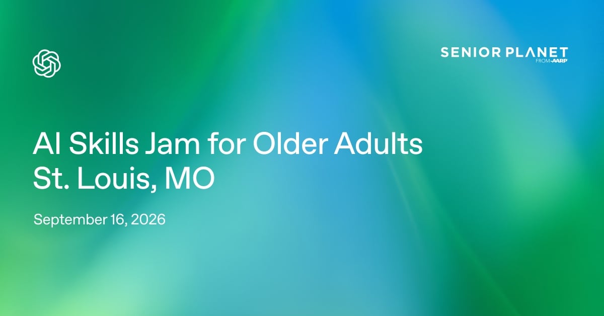 AI Skills Jam for Older Adults: St. Louis, MO