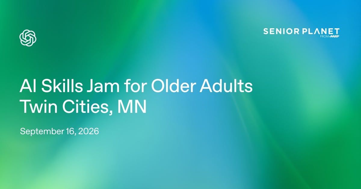 AI Skills Jam for Older Adults: Twin Cities, MN