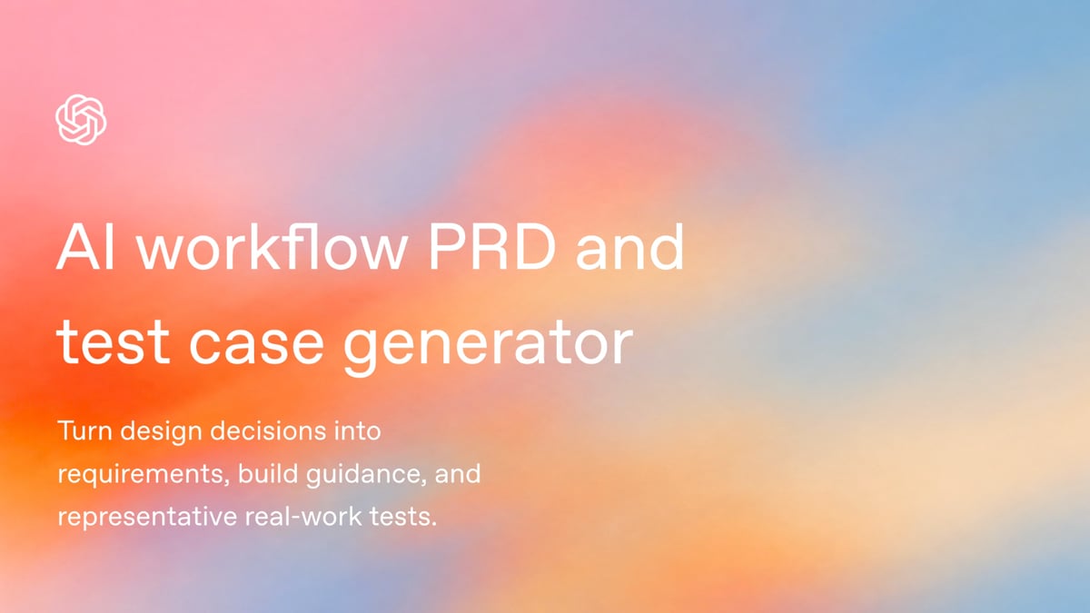 AI workflow PRD and test case generator