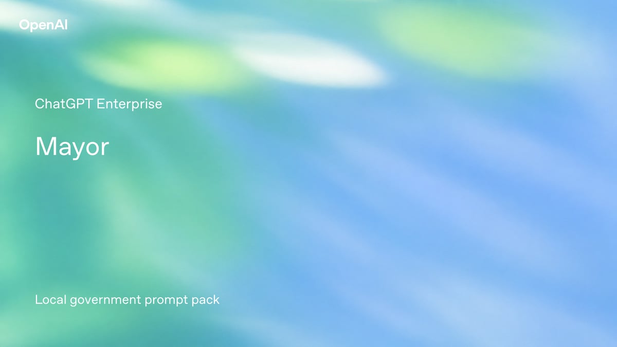 ChatGPT for Mayor: A practical prompt pack