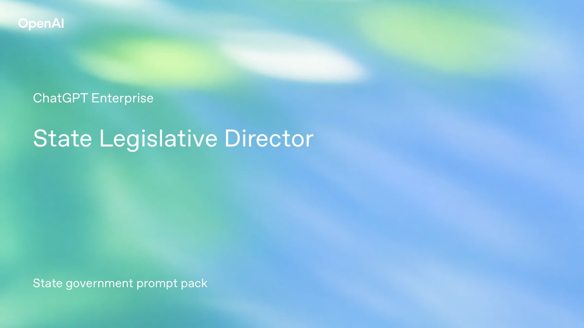 ChatGPT for State Legislative Director: A practical prompt pack
