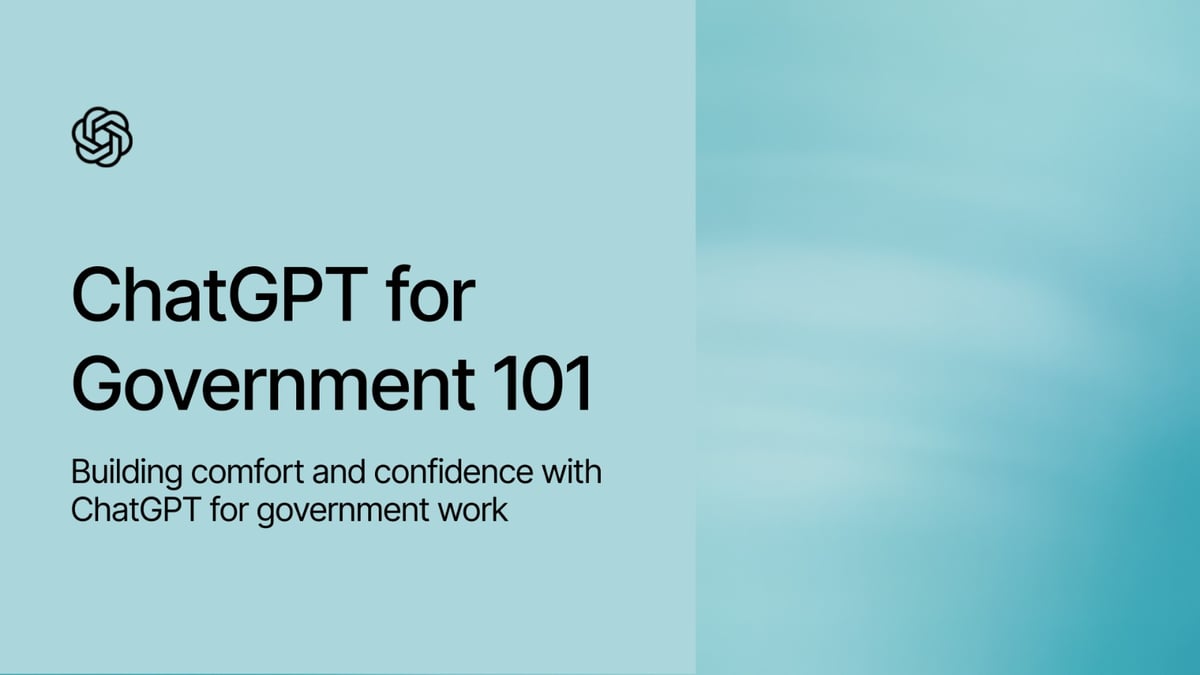 ChatGPT for Government 101 Resource Guide