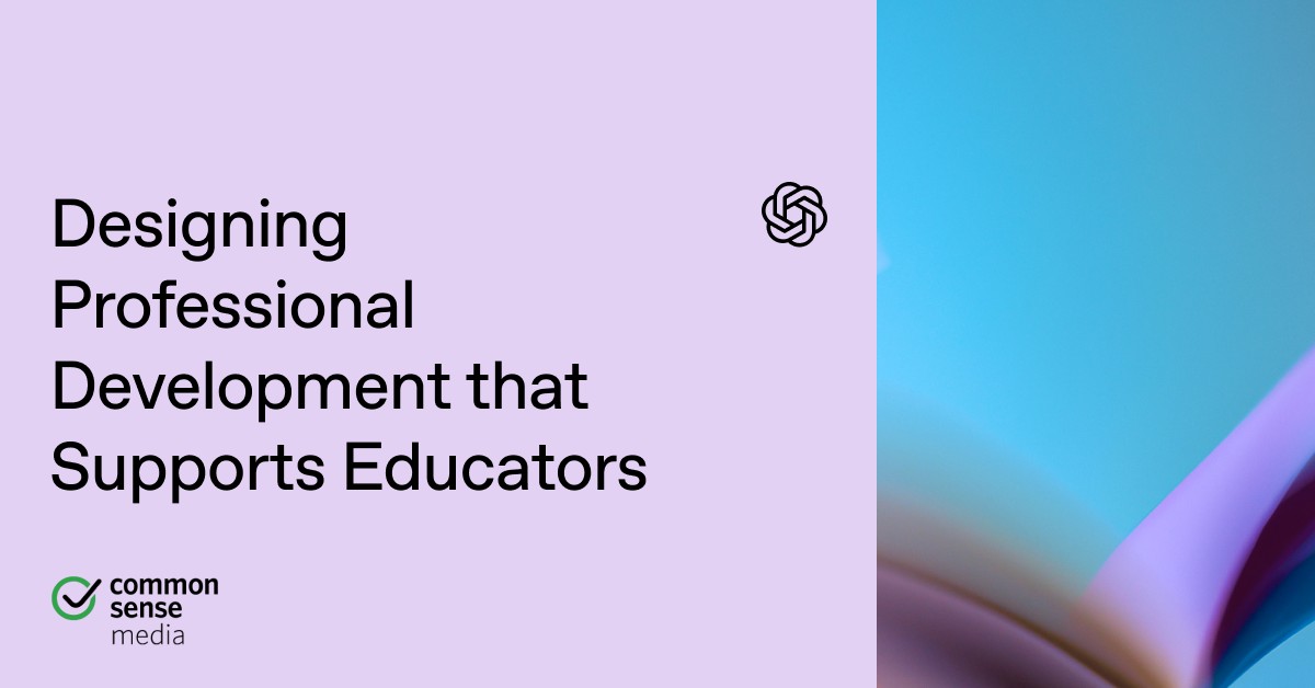 Designing Professional Development that Supports Educators
