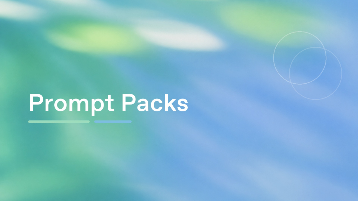 Prompt Packs