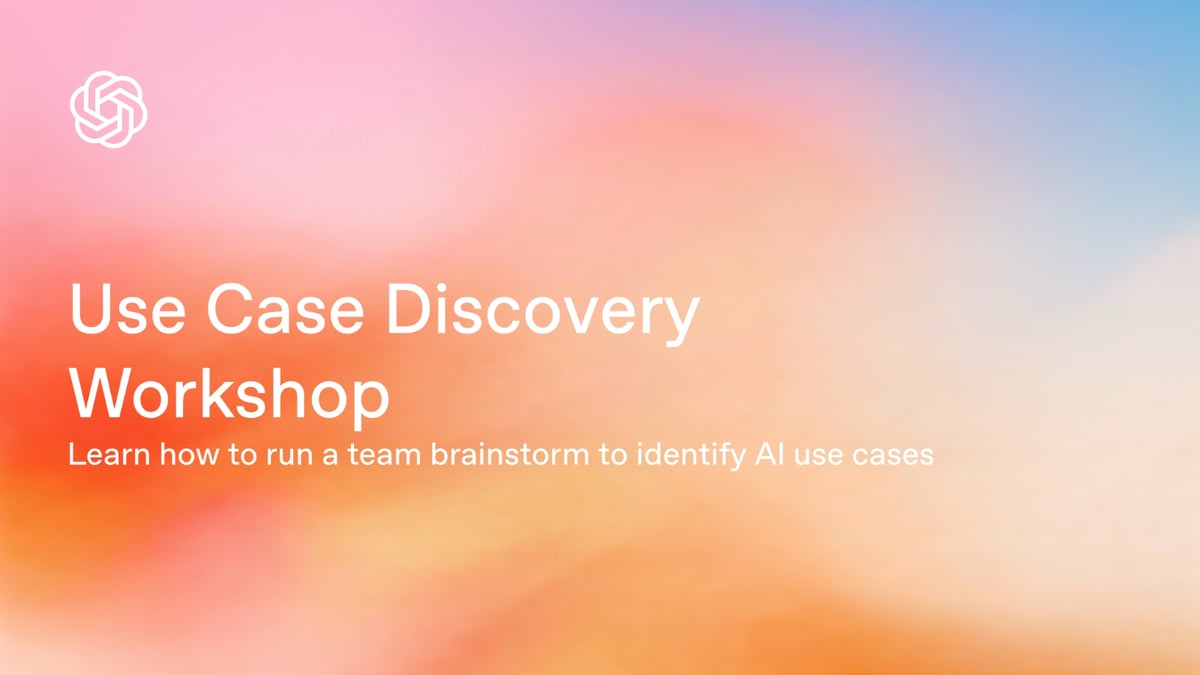 Use Case Discovery Workshop