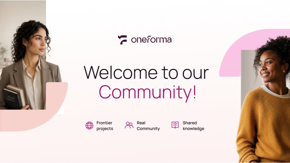 OneForma looks different today. 