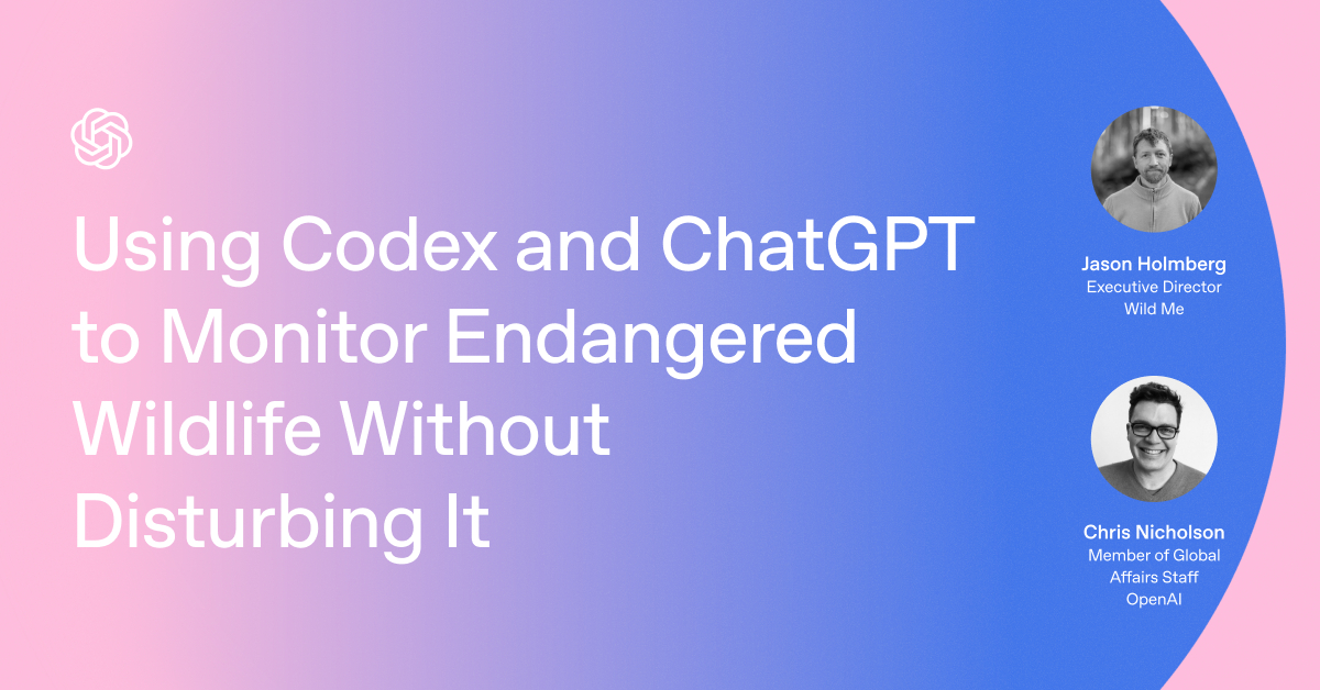 Using Codex and ChatGPT to Monitor Endangered Wildlife Without Disturbing It