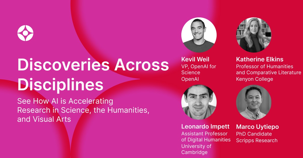 Virtual Event: Discoveries Across Disciplines