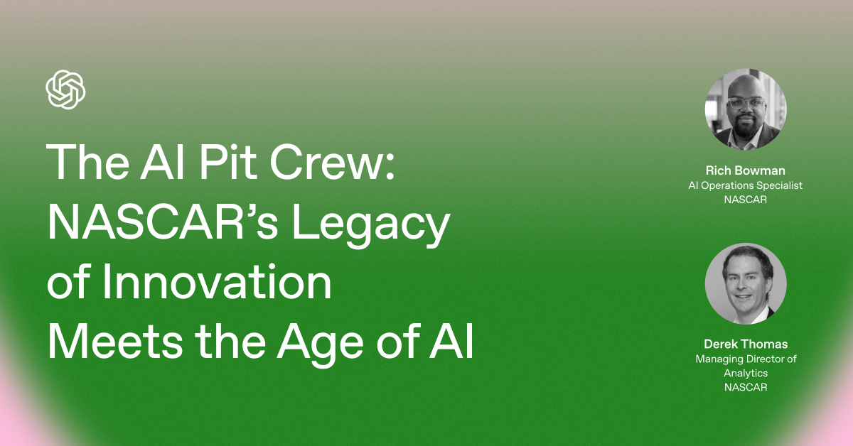 The AI Pit Crew: NASCAR’s Legacy of Innovation Meets the Age of AI