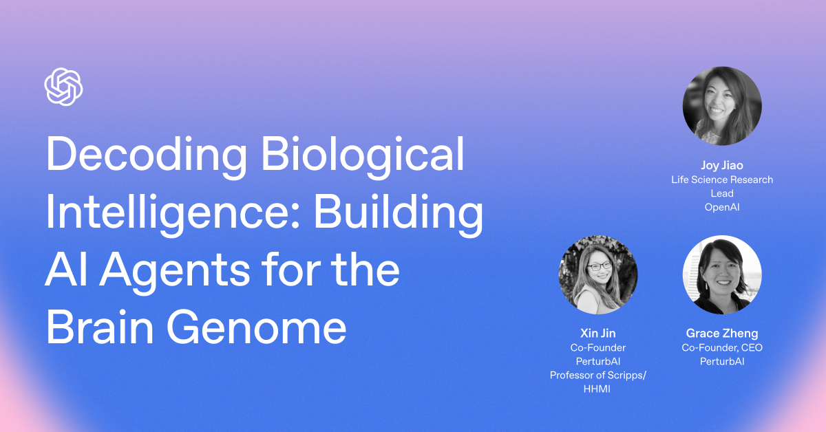 Virtual Event: Decoding Biological Intelligence: Building AI Agents for the Brain Genome