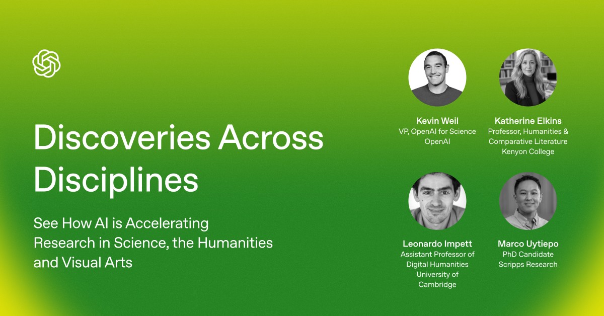 Virtual Event: Discoveries Across Disciplines