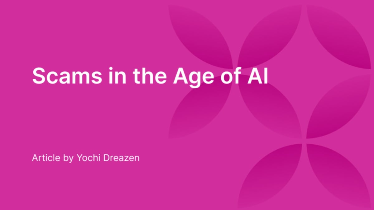 Event Recap: Scams in the Age of AI