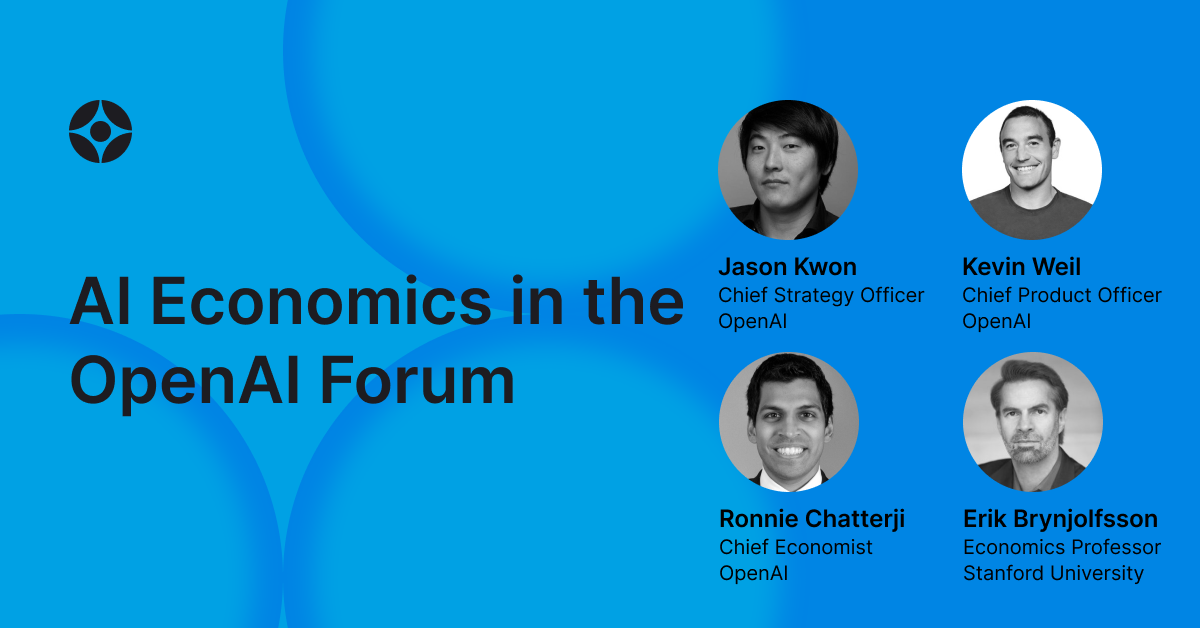 In-Person Event: AI Economics in the OpenAI Forum