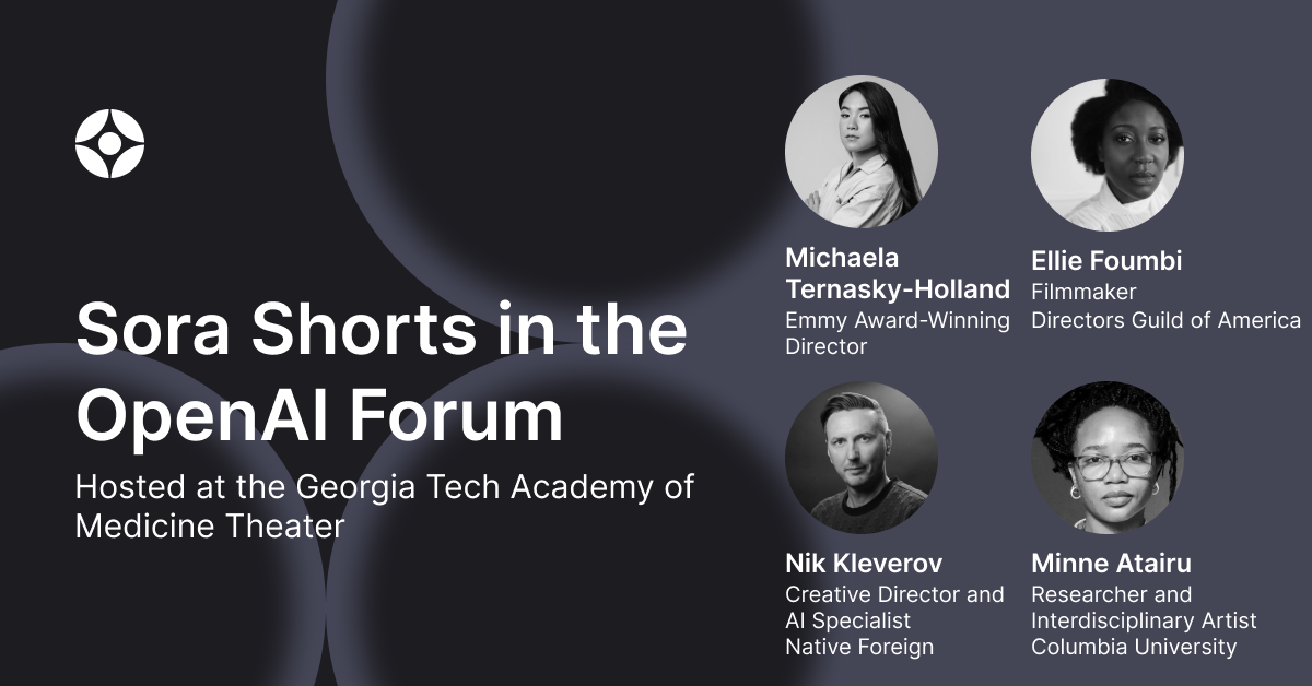 In-Person Event: Sora Shorts in the OpenAI Forum
