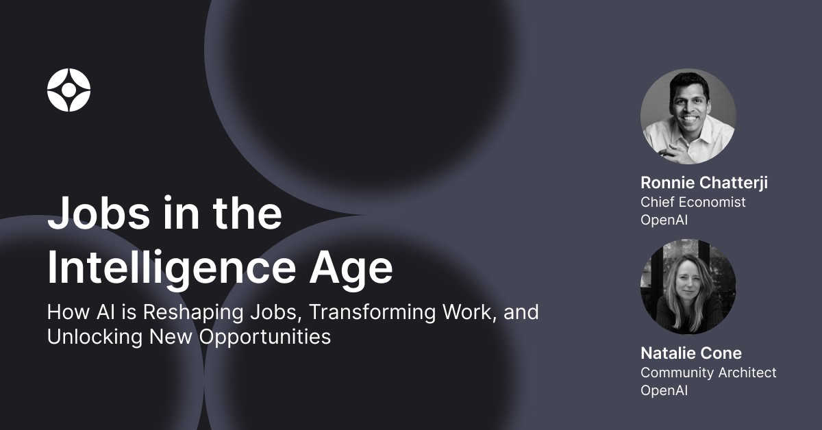 Virtual Event: Jobs in the Intelligence Age